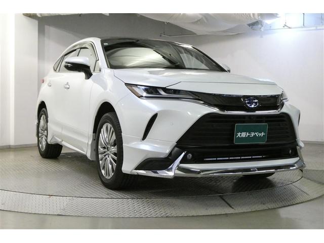 ハリアーハイブリッド Ｚ　レザーパッケージ　パノラマサンルーフ　エアロ　地デジ　横滑防止　盗難防止システム　Ｂモニター　革　ＬＥＤライト　パワーウィンドウ　クルコン　スマートキ－　助手席エアバック　パワーシート　エアバッグ　オートエアコン（3枚目）