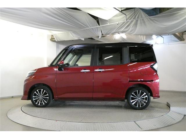 ルーミー カスタムＧ－Ｔ　助手席エアバック　両側オートスライドドア　スマートキープッシュスタート　ＬＥＤライト　横滑り防止機能　クルコン　ＥＴＣ付　アルミホイール　フルフラット　キーレス　ＤＶＤ　ナビ＆ＴＶ　セキュリティ（4枚目）