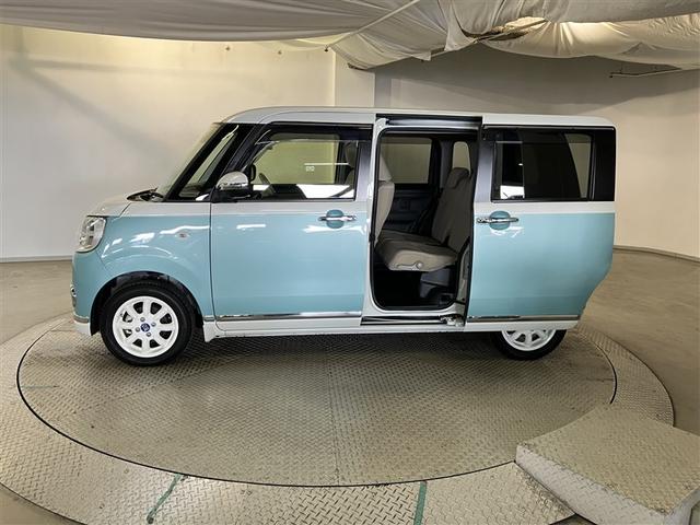 ムーヴキャンバス GメイクアップVS SAIII 両自動ドア i-stop プッシュスタートスマートキー 追突被害軽減ブレーキ ナビ&TV 盗難防止アラーム ETC車載器 地デジ エアバック LED キーフリー 横滑り防止装置 ABS リアカメラ(5枚目)