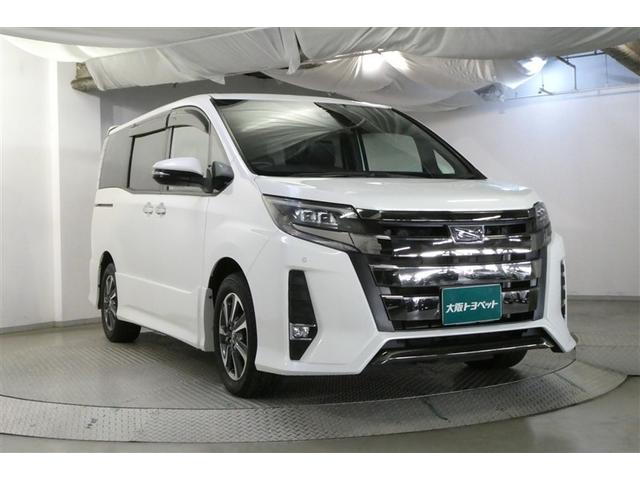 ノア Si ダブルバイビー 軽減ブレーキ スマートキ- エアロ 横滑り防止機能 AAC ウォークスルー LEDヘッドライト DVD 盗難防止システム オートクルーズ キーレス 3列シート メモリーナビ アルミホイール ABS(3枚目)
