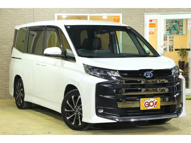ノア ハイブリッドＳ－Ｚ　トヨタセーフティセンス・ディスプレイオーディオ・シートヒーター・Ｂｌｕｅｔｏｏｔｈ・ＵＳＢ・ＨＤＭＩ・バックモニター・ＥＴＣ・ＴＶキット・ＡＣ１００Ｖ・前後ドライブレコーダー・大型フリップダウンモニタ（3枚目）