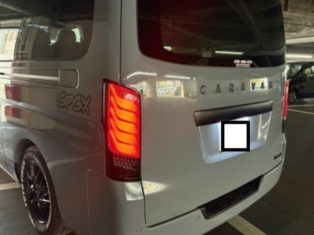 キャラバン グランドプレミアムGX ベッドキットシステム・サイドオーニング・ステアリングスイッチ(クルコン)・ローダウン・ショック・スタビ・16AW・Sマフラー・ナビTV(9インチ)・フリックダウン・スピーカー・Sコンシール・Sキャビ(35枚目)