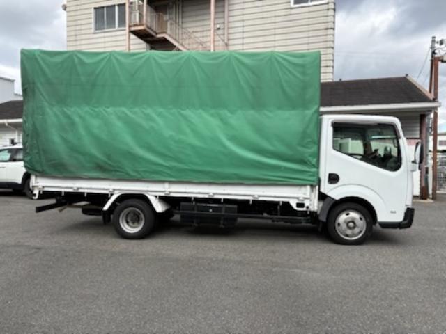 アトラストラック ロングスーパーローＤＸ　幌車・木製荷台・Ｗタイヤ・荷台寸法（長さ４．３ｍ・幅１．７８ｍ・高さ２．１８ｍ）・ＥＭＳ・フォグランプ・Ｐ／Ｗ・ナビ・バックカメラ・ＥＴＣ・ディーゼルターボ・Ａ／Ｔ（2枚目）