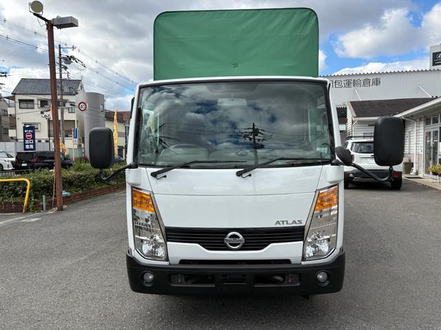 アトラストラック ロングスーパーローＤＸ　幌車・木製荷台・Ｗタイヤ・荷台寸法（長さ４．３ｍ・幅１．７８ｍ・高さ２．１８ｍ）・ＥＭＳ・フォグランプ・Ｐ／Ｗ・ナビ・バックカメラ・ＥＴＣ・ディーゼルターボ・Ａ／Ｔ（3枚目）