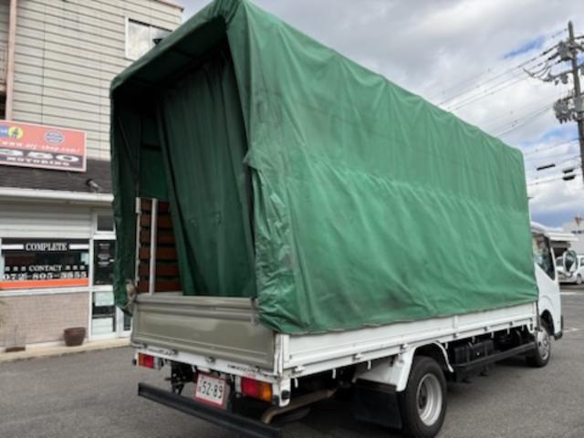 アトラストラック ロングスーパーローＤＸ　幌車・木製荷台・Ｗタイヤ・荷台寸法（長さ４．３ｍ・幅１．７８ｍ・高さ２．１８ｍ）・ＥＭＳ・フォグランプ・Ｐ／Ｗ・ナビ・バックカメラ・ＥＴＣ・ディーゼルターボ・Ａ／Ｔ（6枚目）