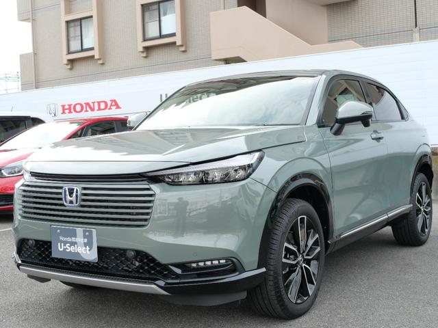 ヴェゼル e:HEVZ デモカー ホンダセンシング 9インチナビ バックカメラ USB充電 ワイヤレス充電器 ETC2.0 シートヒーター ハンドルヒーター 電子パーキング 減速セレクター LEDヘッドライト 障害物センサー(9枚目)