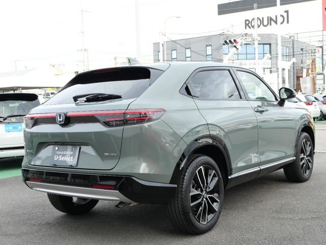 ヴェゼル e:HEVZ デモカー ホンダセンシング 9インチナビ バックカメラ USB充電 ワイヤレス充電器 ETC2.0 シートヒーター ハンドルヒーター 電子パーキング 減速セレクター LEDヘッドライト 障害物センサー(10枚目)