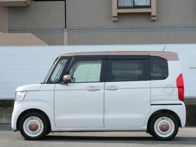 N-BOX G・Lホンダセンシングカッパーブラウンスタイル ワンオーナー ホンダセンシング 8インチナビ バックカメラ USB ETC ナビ連動フロントドラレコ リア単体ドラレコ 両側電動スライド オートエアコン LEDヘッドライト 新品タイヤ 2トーンカラー(6枚目)