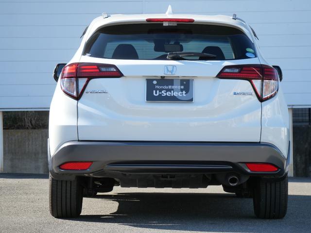 ヴェゼル ＨＶＸ・ホンダセンシングブリリアントスタイルＥＤ　ワンオーナー　８インチナビ　ホンダセンシング　リアカメラＤＥあんしんプラス　バックカメラ　ＨＤＭＩ　ＥＴＣ　ナビ連動フロントドラレコ　電子パーキング　オートリトラミラー　ルーフレール　ＬＥＤライト（5枚目）