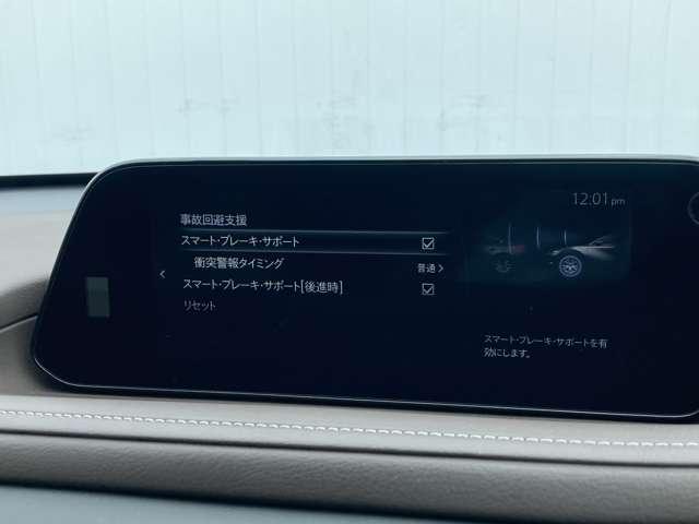 �ᑬ���s���A�ߐԊO�����[�U�[�Z���T�[�Ő�s�ԗ��𑨂��A�Փ˂̊댯���������Ɣ��f����ƁA�u���[�L���������䂵�܂��B�����I�Ƀu���[�L�������ďՓˉ�����T�|�[�g�A�������͏Փ˂ɂ���Q�̒ጸ��}��܂��B