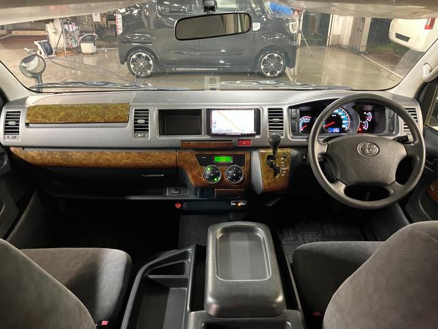 ハイエースワゴン グランドキャビン ハイルーフ 10人乗り ワンオーナー パワースライドドア Wエアコン ナビ バックカメラ ETC 送迎(23枚目)