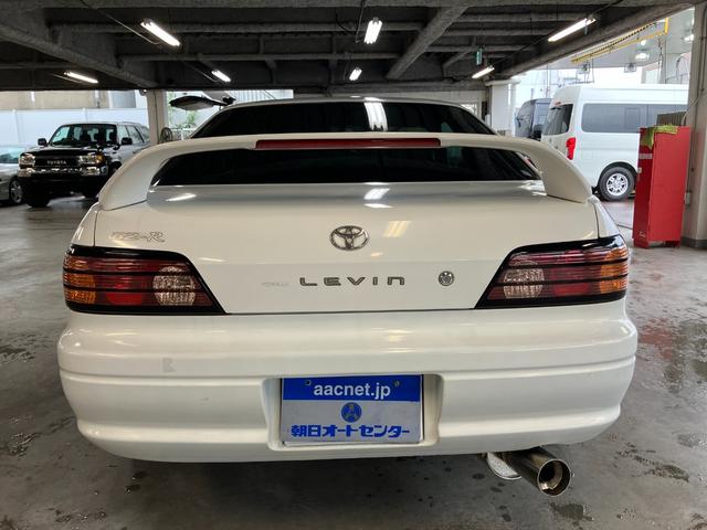 カローラレビン BZ-R 後期モデル 修復歴なし 令和7年タイミングベルト交換済 純正15インチアルミ フジツボマフラー 純正Fリップ 純正サイドステップ 純正リアスポ LEDヘッド LEDフォグ ETC 純正6速マニュアル(6枚目)