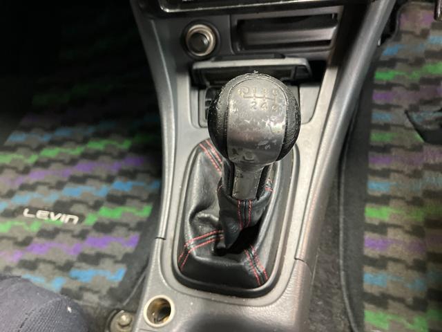 カローラレビン BZ-R 後期モデル 修復歴なし 令和7年タイミングベルト交換済 純正15インチアルミ フジツボマフラー 純正Fリップ 純正サイドステップ 純正リアスポ LEDヘッド LEDフォグ ETC 純正6速マニュアル(29枚目)