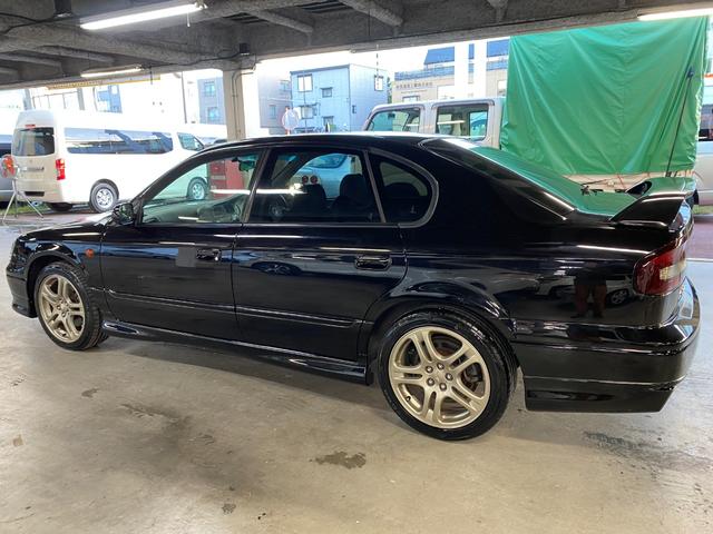 レガシィB4 RSK ターボ 純正5速MT 純正17インチAW リアスポイラー ハーフレザーシート パワーシート MOMOステアリング SDナビフルセグTV HIDヘッド キーレス フルノーマル車両 修復なし(6枚目)