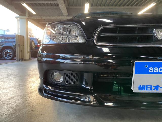 レガシィB4 RSK ターボ 純正5速MT 純正17インチAW リアスポイラー ハーフレザーシート パワーシート MOMOステアリング SDナビフルセグTV HIDヘッド キーレス フルノーマル車両 修復なし(16枚目)