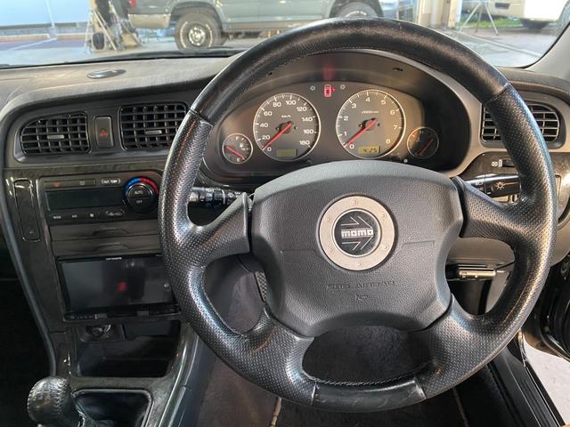 レガシィB4 RSK ターボ 純正5速MT 純正17インチAW リアスポイラー ハーフレザーシート パワーシート MOMOステアリング SDナビフルセグTV HIDヘッド キーレス フルノーマル車両 修復なし(25枚目)