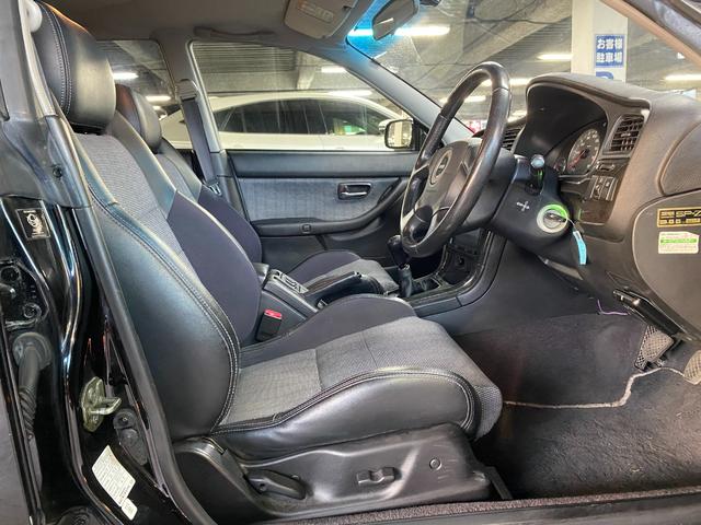 レガシィB4 RSK ターボ 純正5速MT 純正17インチAW リアスポイラー ハーフレザーシート パワーシート MOMOステアリング SDナビフルセグTV HIDヘッド キーレス フルノーマル車両 修復なし(34枚目)