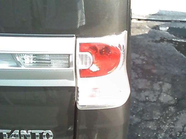 タント カスタムX ナビゲーション フルセグTV ETC スマートキー 片側パワースライドドア 純正14インチアルミホイール ウインカーミラー HIDヘッドライト ドアバイザー リアスポイラー FOGライト ABS(43枚目)