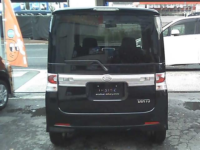 タント カスタムX 社外ナビゲーション フルセグTV ETC スマートキー 純正14インチアルミホイール HIDヘッドライト ウインカーミラー 電動格納ミラー 片側スライドドア ドアバイザー リアスポイラー ABS(7枚目)