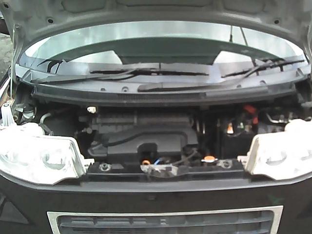 タント カスタムX 社外ナビゲーション フルセグTV ETC スマートキー 純正14インチアルミホイール HIDヘッドライト ウインカーミラー 電動格納ミラー 片側スライドドア ドアバイザー リアスポイラー ABS(21枚目)