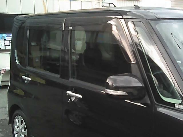 タント カスタムX 社外ナビゲーション フルセグTV ETC スマートキー 純正14インチアルミホイール HIDヘッドライト ウインカーミラー 電動格納ミラー 片側スライドドア ドアバイザー リアスポイラー ABS(30枚目)