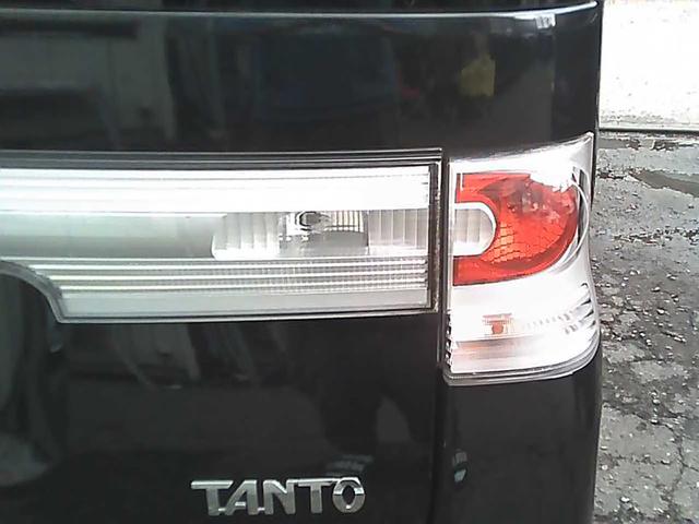 タント カスタムX 社外ナビゲーション フルセグTV ETC スマートキー 純正14インチアルミホイール HIDヘッドライト ウインカーミラー 電動格納ミラー 片側スライドドア ドアバイザー リアスポイラー ABS(37枚目)