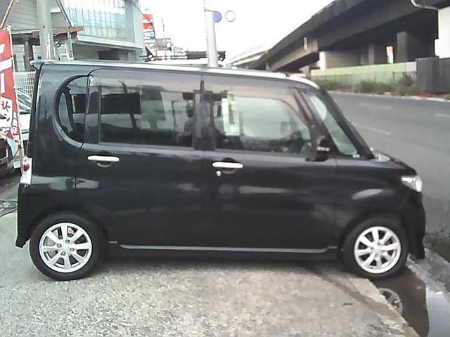 タント カスタムX 社外ナビゲーション フルセグTV ETC スマートキー 純正14インチアルミホイール HIDヘッドライト ウインカーミラー 電動格納ミラー 片側スライドドア ドアバイザー リアスポイラー ABS(46枚目)