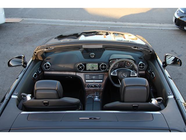 SL SL400グランドエディション 63AMG仕様スカイバリオルーフ/ハーマンカードンサウンド/ミシュランン/ETC/ドラレコ/茶黒シート/温冷シート/アイドリングストップ/クルコン/スペアキー/LEDライトバックカメラ/シートメモリー(6枚目)