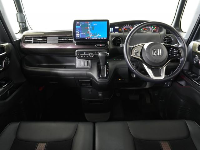 Ｎ－ＢＯＸカスタム Ｇ・Ｌターボホンダセンシング　１オ－ナ－ナビＲカメＥＴＣ両電扉ＢＴ地デジ　アダプティブクルーズコントロール　Ｂｌｕｅｔｏｏｔｈ　パドルシフト　オートハイビーム　１５インチ純正アルミホイール　ＬＥＤヘッドライト　禁煙車　スペアキー有（9枚目）