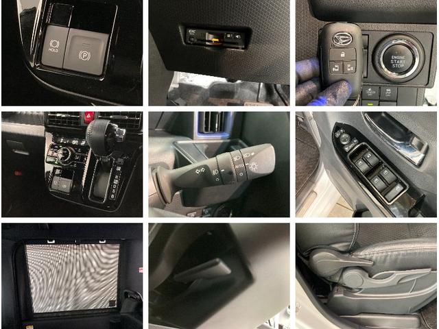 タント カスタムＲＳスタイルセレクション　走行３万キロ　車検整備付　追突被害軽減ブレーキ　スマアシ　コーナーセンサー　ＬＥＤ　スマートキー　両側電動スライドドア　前席シートヒーター　レーダークルーズコントロール　ナビ取付時用パノラマカメラ付（18枚目）