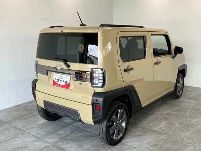タフト Ｇ　ダーククロムベンチャー　クルコン　届出済未使用車　衝突被害軽減ブレーキ　コーナーセンサー　バックカメラ（ナビ装着時用）　クルーズコントロール　前席シートヒーター　ＬＥＤ　オートライト　スカイフィールトップ　スマートキー　エコアイドル　届出済未使用車（3枚目）