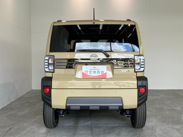 タフト Ｇ　ダーククロムベンチャー　クルコン　届出済未使用車　衝突被害軽減ブレーキ　コーナーセンサー　バックカメラ（ナビ装着時用）　クルーズコントロール　前席シートヒーター　ＬＥＤ　オートライト　スカイフィールトップ　スマートキー　エコアイドル　届出済未使用車（26枚目）