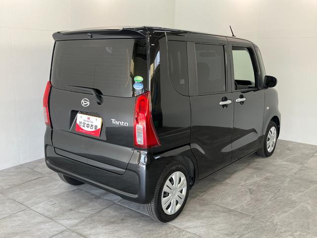 タント Ｘ　コーナーセンサー　スマートキー　ＬＥＤヘッドライト　衝突被害軽減ブレーキ　コーナーセンサー　バックカメラ（ナビ装着時用）　左側電動スライドドア　ＬＥＤ　オートライト　電動格納式ミラー　オートエアコン　スマートキー　エコアイドル（3枚目）