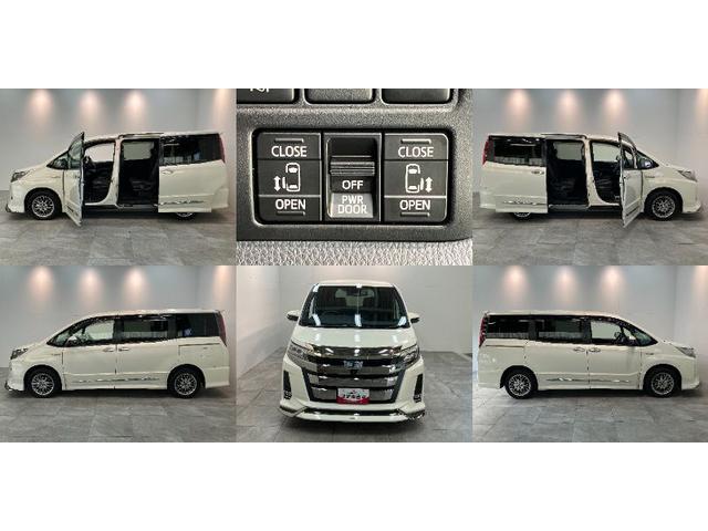 ノア ハイブリッドＳｉ　ＷｘＢ２　ナビ　バックカメラ　クルコン　トヨタセーフティセンス　コーナーセンサー　フルセグナビ　バックカメラ　Ｂｌｕｅｔｏｏｔｈ　ＵＳＢ　ドラレコ　クルコン　シートヒーター　両側パワスラ　スマートキー　ＢＢＳ製アルミ　モデリスタエアロ（8枚目）