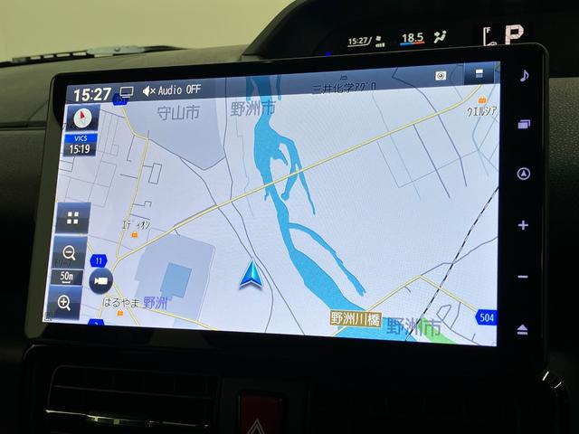 タント カスタムX 10型フルセグナビ バックカメラ 届出済未使用車 衝突被害軽減ブレーキ コーナーセンサー 10型フルセグナビ Bluetooth DVD USB バックカメラ 前後ドラレコ 両側電動スライドドア 前席シートヒーター LED スマートキー エコアイドル(14枚目)