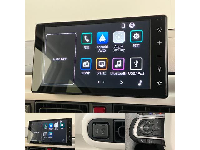 ムーヴキャンバス ストライプスG 9型ディスプレイオーディオ フルセグ LED 衝突被害軽減ブレーキ コーナーセンサー 9型ディスプレイオーディオ Bluetooth USB バックカメラ 両側電動スライドドア 前席シートヒーター LED オートライト ワイヤレス充電器(Qi)(14枚目)