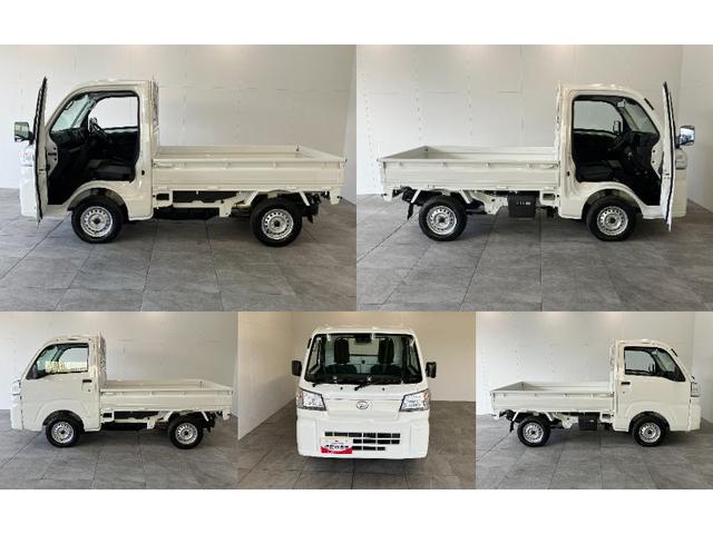 ハイゼットトラック スタンダード　パートタイム４ＷＤ　５ＭＴ　届出済未使用車　衝突被害軽減ブレーキ　コーナーセンサー　パートタイム４ＷＤ　ＡＭ／ＦＭラジオ　エアコン　パワステ　マニュアルレベリング　オートライト（5枚目）