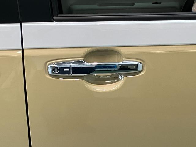 ムーヴキャンバス ストライプスG 10型フルセグナビ Bカメラ 届出済未使用車 衝突被害軽減ブレーキ コーナーセンサー 10型フルセグナビ バックカメラ DVD再生 Bluetooth USB 前後ドラレコ 両側電動スライドドア 前席シートヒーター 電動パーキングブレーキ LED(30枚目)