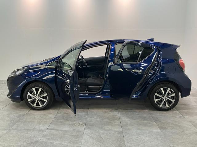 アクア Sスタイルブラック フルセグナビ バックカメラ 車検整備付 トヨタセーフティセンス コーナーセンサー フルセグナビ バックカメラ Bluetooth USB LEDヘッドライト オートライト オートエアコン 電動格納式ミラー スマートキー タイヤ4本新品交換済(23枚目)