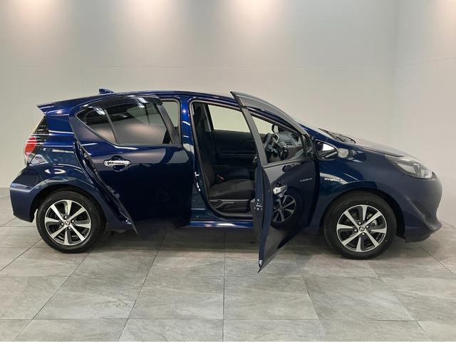 アクア Sスタイルブラック フルセグナビ バックカメラ 車検整備付 トヨタセーフティセンス コーナーセンサー フルセグナビ バックカメラ Bluetooth USB LEDヘッドライト オートライト オートエアコン 電動格納式ミラー スマートキー タイヤ4本新品交換済(25枚目)