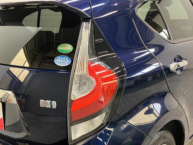 アクア Sスタイルブラック フルセグナビ バックカメラ 車検整備付 トヨタセーフティセンス コーナーセンサー フルセグナビ バックカメラ Bluetooth USB LEDヘッドライト オートライト オートエアコン 電動格納式ミラー スマートキー タイヤ4本新品交換済(32枚目)