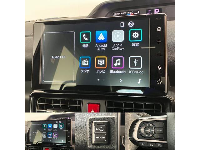 タント カスタムRS 9型ディスプレイオーディオ パノラマカメラ 衝突被害軽減ブレーキ コーナーセンサー 9型ディスプレイオーディオ フルセグ Bluetooth USB パノラマカメラ 駐車支援システム ドラレコ 両側パワスラ シートヒーター レーダークルコン(14枚目)