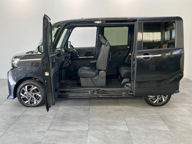 タント カスタムＸ　ＣＤステレオ　コーナーセンサー　シートヒーター　衝突被害軽減ブレーキ　コーナーセンサー　バックカメラ（ナビ装着時用）　両側電動スライドドア　前席シートヒーター　電動パーキングブレーキ　ＬＥＤ　オートライト　オートエアコン　スマートキー　エコアイドル（23枚目）