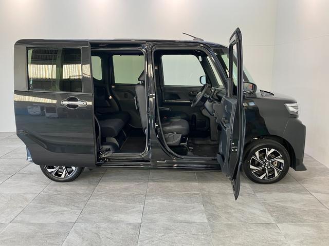 タント カスタムＸ　ＣＤステレオ　コーナーセンサー　シートヒーター　衝突被害軽減ブレーキ　コーナーセンサー　バックカメラ（ナビ装着時用）　両側電動スライドドア　前席シートヒーター　電動パーキングブレーキ　ＬＥＤ　オートライト　オートエアコン　スマートキー　エコアイドル（25枚目）