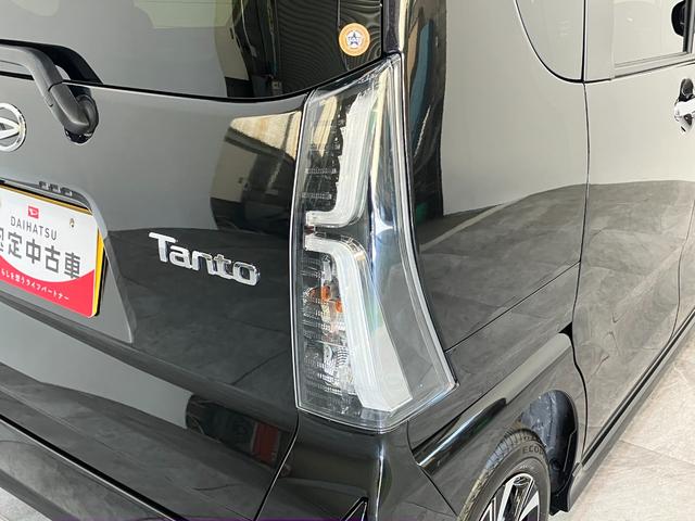 タント カスタムＸ　ＣＤステレオ　コーナーセンサー　シートヒーター　衝突被害軽減ブレーキ　コーナーセンサー　バックカメラ（ナビ装着時用）　両側電動スライドドア　前席シートヒーター　電動パーキングブレーキ　ＬＥＤ　オートライト　オートエアコン　スマートキー　エコアイドル（31枚目）
