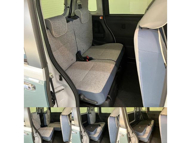 ムーヴキャンバス ストライプスG 9型ディスプレイオーディオ 届出済未使用車 衝突被害軽減ブレーキ コーナーセンサー フルセグ Bluetooth USB パノラマカメラ 両側電動スライドドア 前席シートヒーター 電動パーキングブレーキ LED 駐車支援システム(6枚目)