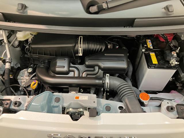 ムーヴキャンバス ストライプスG 9型ディスプレイオーディオ 届出済未使用車 衝突被害軽減ブレーキ コーナーセンサー フルセグ Bluetooth USB パノラマカメラ 両側電動スライドドア 前席シートヒーター 電動パーキングブレーキ LED 駐車支援システム(9枚目)