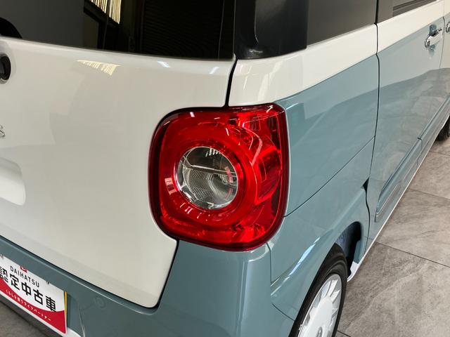 ムーヴキャンバス ストライプスG 9型ディスプレイオーディオ 届出済未使用車 衝突被害軽減ブレーキ コーナーセンサー フルセグ Bluetooth USB パノラマカメラ 両側電動スライドドア 前席シートヒーター 電動パーキングブレーキ LED 駐車支援システム(31枚目)