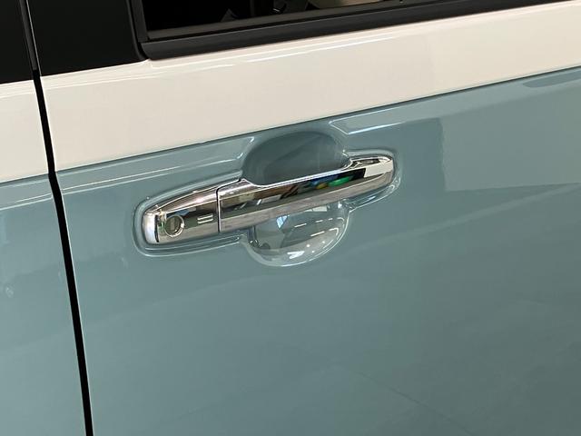 ムーヴキャンバス ストライプスG 9型ディスプレイオーディオ 届出済未使用車 衝突被害軽減ブレーキ コーナーセンサー フルセグ Bluetooth USB パノラマカメラ 両側電動スライドドア 前席シートヒーター 電動パーキングブレーキ LED 駐車支援システム(33枚目)