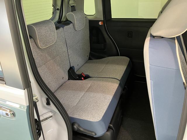 ムーヴキャンバス ストライプスG 9型ディスプレイオーディオ 届出済未使用車 衝突被害軽減ブレーキ コーナーセンサー フルセグ Bluetooth USB パノラマカメラ 両側電動スライドドア 前席シートヒーター 電動パーキングブレーキ LED 駐車支援システム(42枚目)